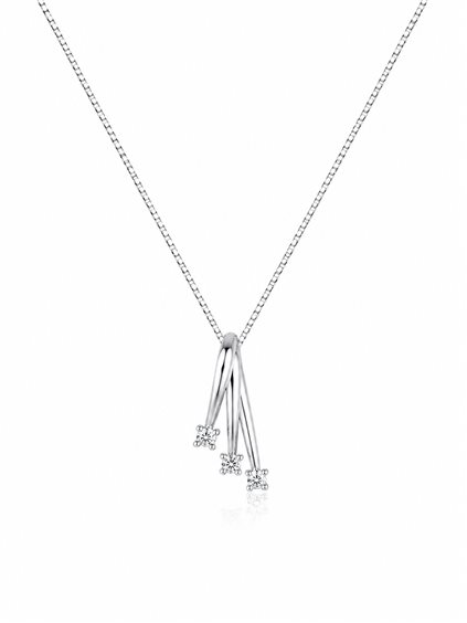 Necklace Recarlo Woman in Gold Diamante 0.75 Ct ZQ 796/075 - ZQ 796/075